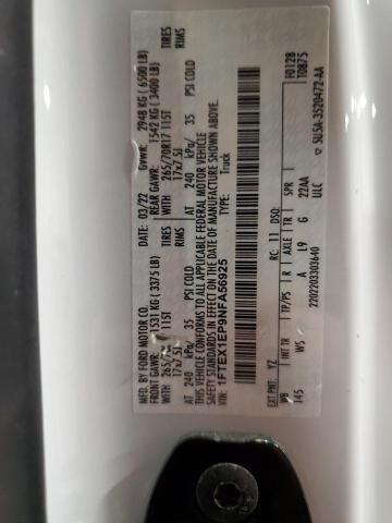 2022 FORD F150 SUPER - 1FTEX1EP9NFA56925