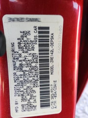 2013 TOYOTA COROLLA BA - 5YFBU4EE5DP104827