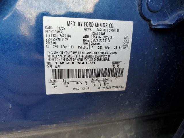 2022 FORD EXPLORER X #3288604599