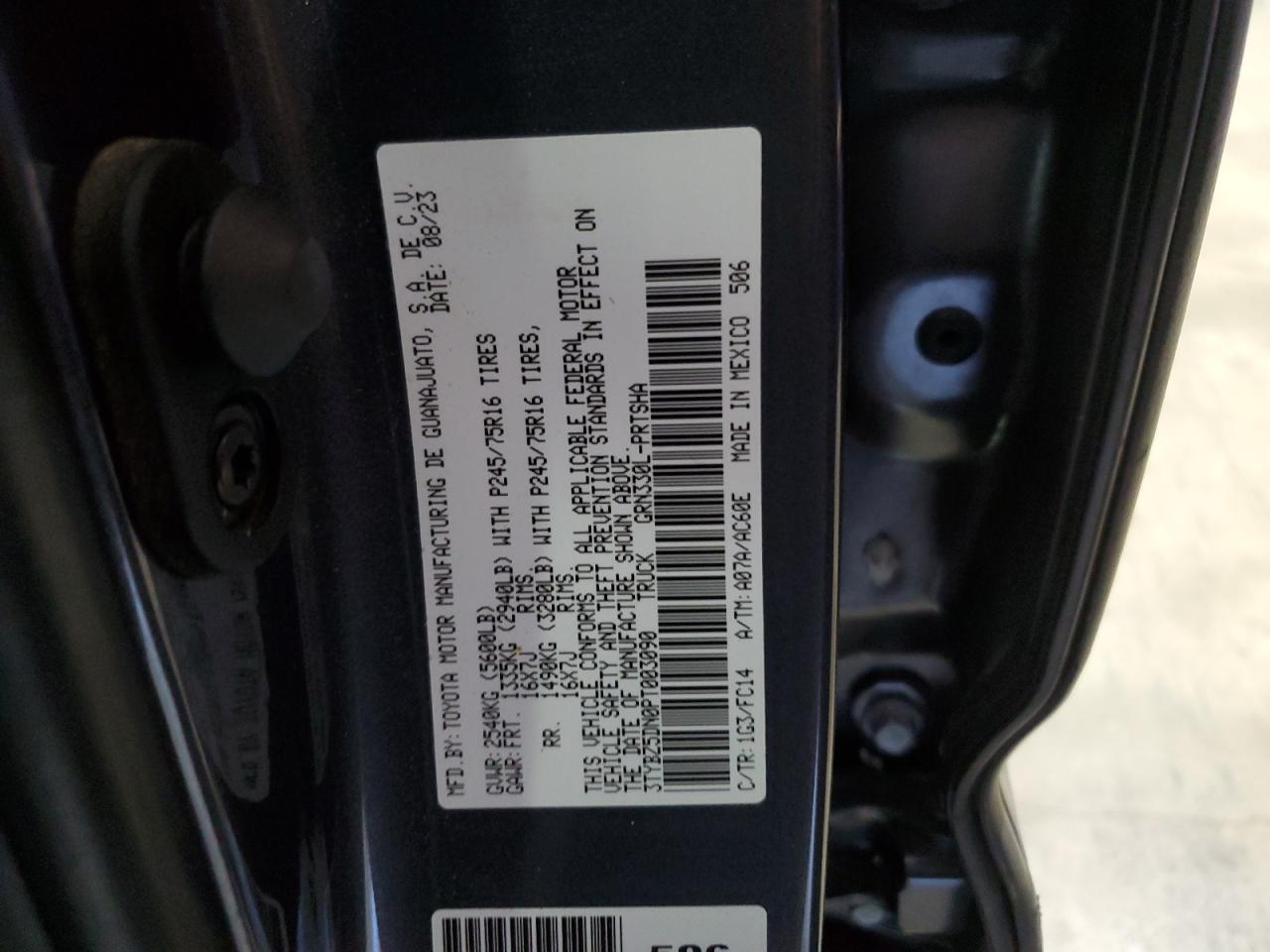 TOYOTA TACOMA DOUBLE CAB