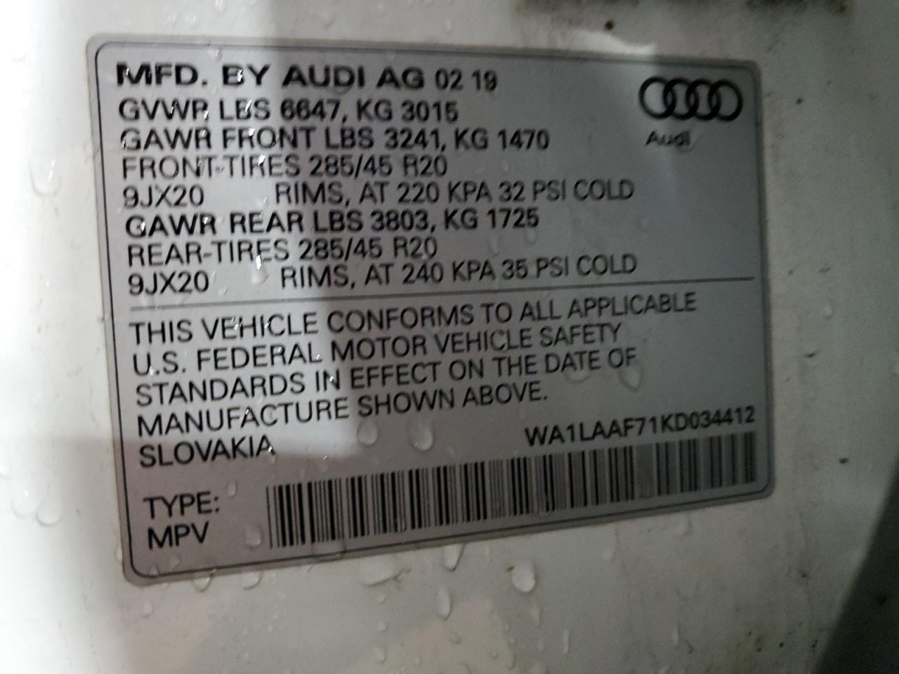 AUDI Q7 PREMIUM PLUS