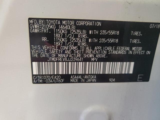 2018 TOYOTA RAV4 LIMITED - JTMDFREV8JJ239641