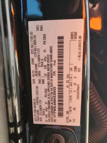 2025 FORD F150 LARIA 1FTFW5L84SKE20620