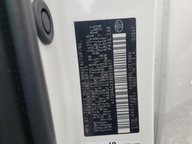 2025 TOYOTA CAMRY XSE - 4T1DAACKXSU059677