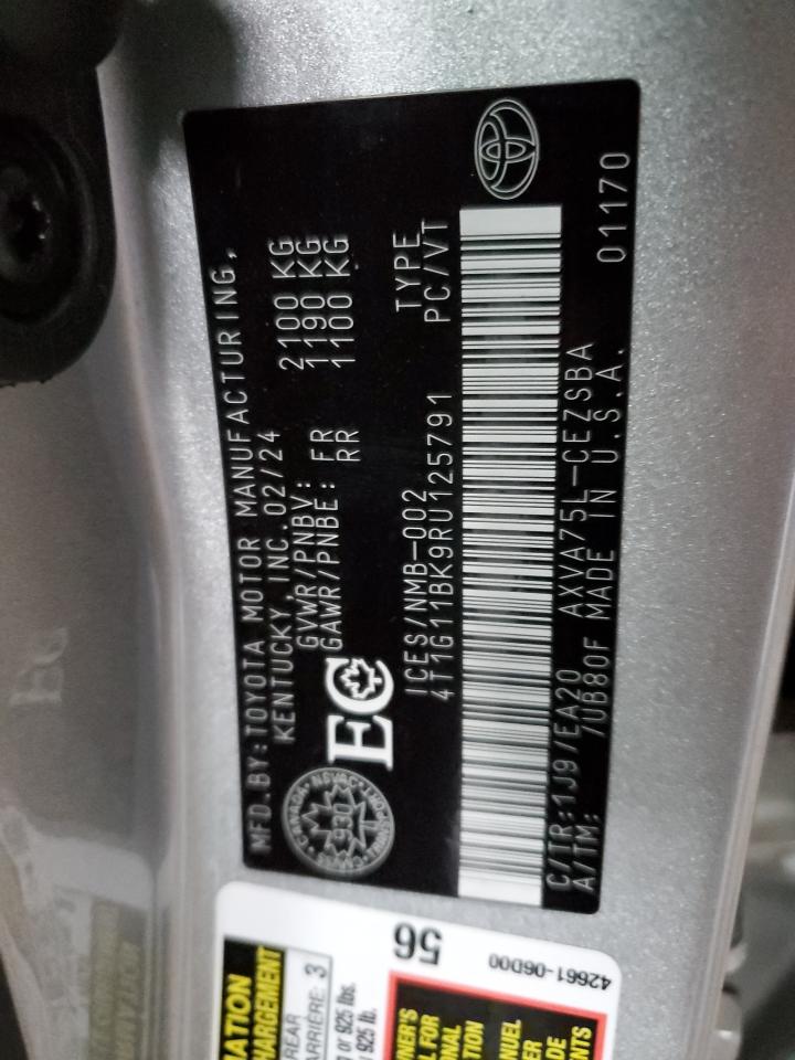 TOYOTA CAMRY SE NIGHT SHADE