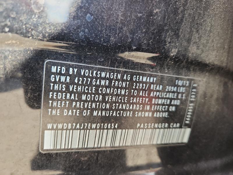 2014 VOLKSWAGEN GOLF - WVWDB7AJ7EW010654