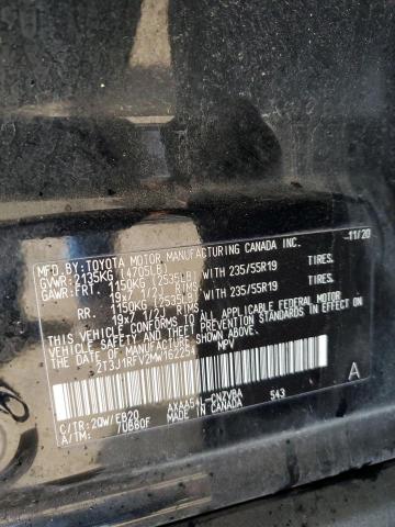 2021 TOYOTA RAV4 ADVEN 2T3J1RFV2MW162254