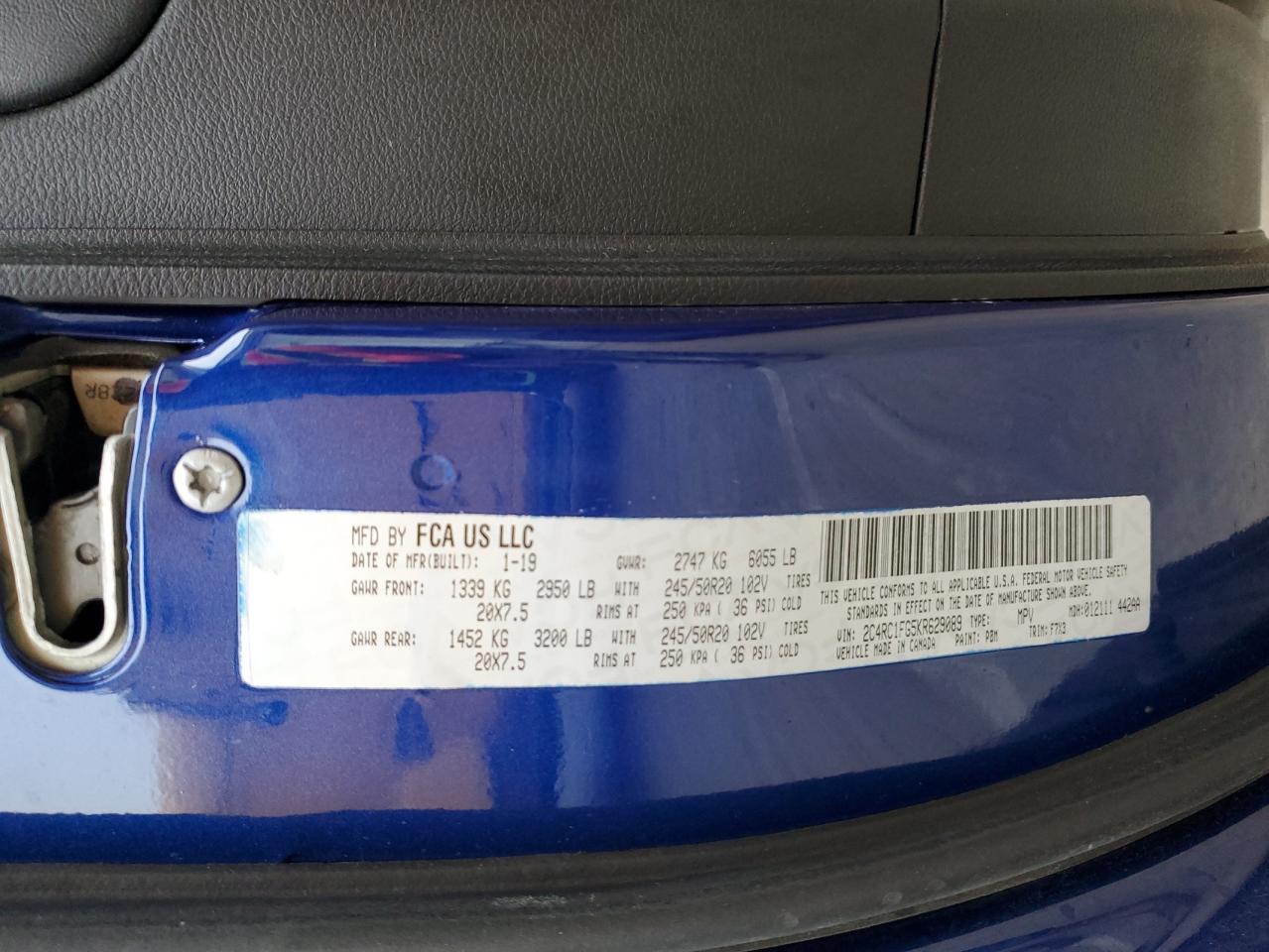 CHRYSLER PACIFICA TOURING PLUS