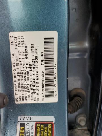 2013 HONDA CR-V EXL - 5J6RM4H71DL066804