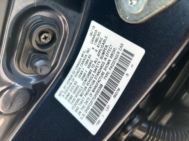 2018 HONDA CIVIC EX - 2HGFC2F75JH593368