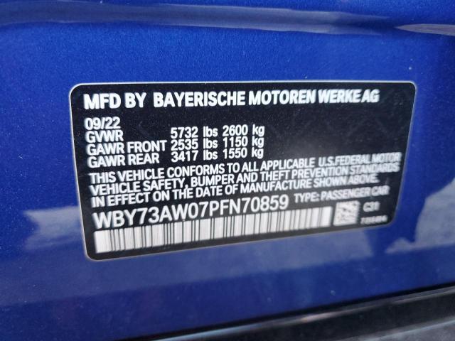 2023 BMW I4 EDRIVE WBY73AW07PFN70859