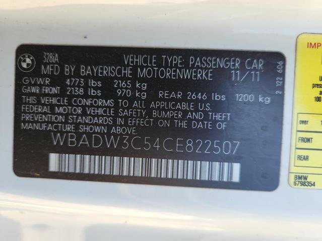 2012 BMW 328 I #3296279475