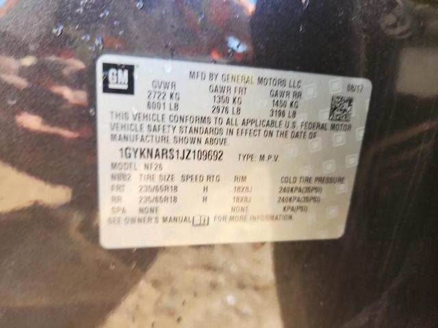 2018 CADILLAC XT5 - 1GYKNARS1JZ109692