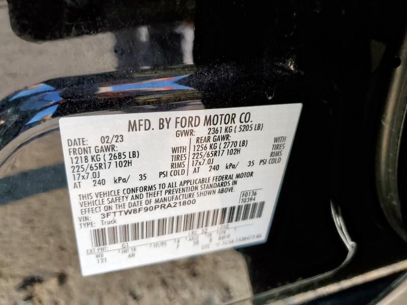 2023 FORD MAVERICK X 3FTTW8F90PRA21800