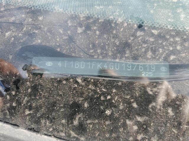 2016 TOYOTA CAMRY HYBR 4T1BD1FK4GU197619