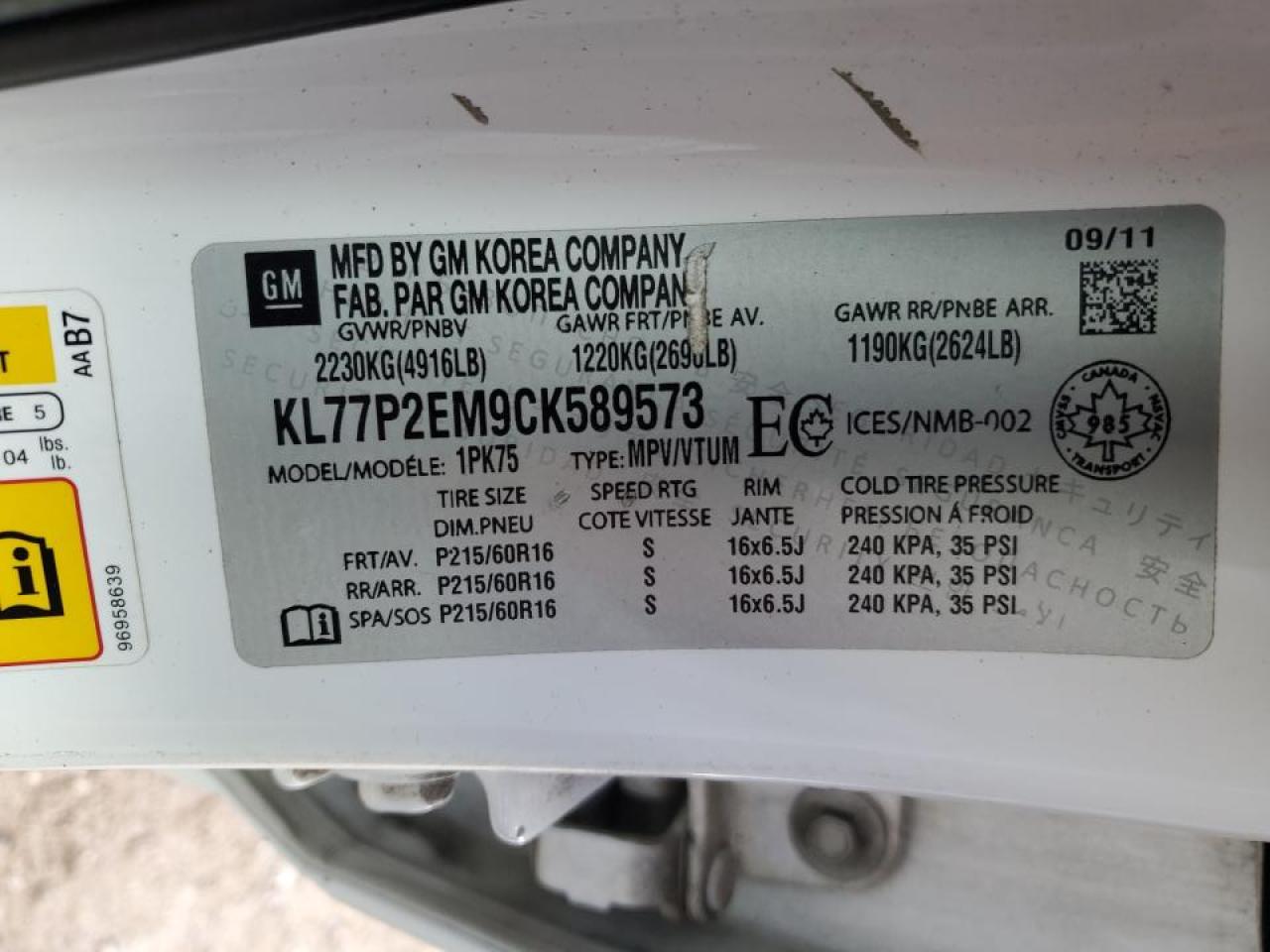 CHEVROLET ORLANDO LT