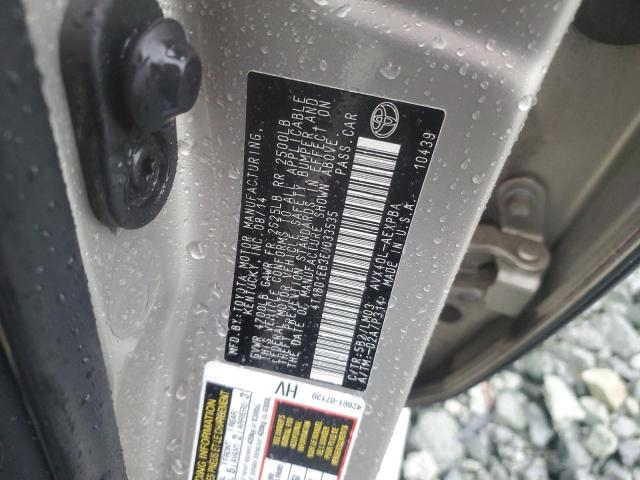 2014 TOYOTA AVALON HYB #3296321426