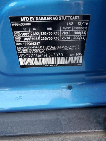 2017 MERCEDES-BENZ GLA 250 4M #3279492294