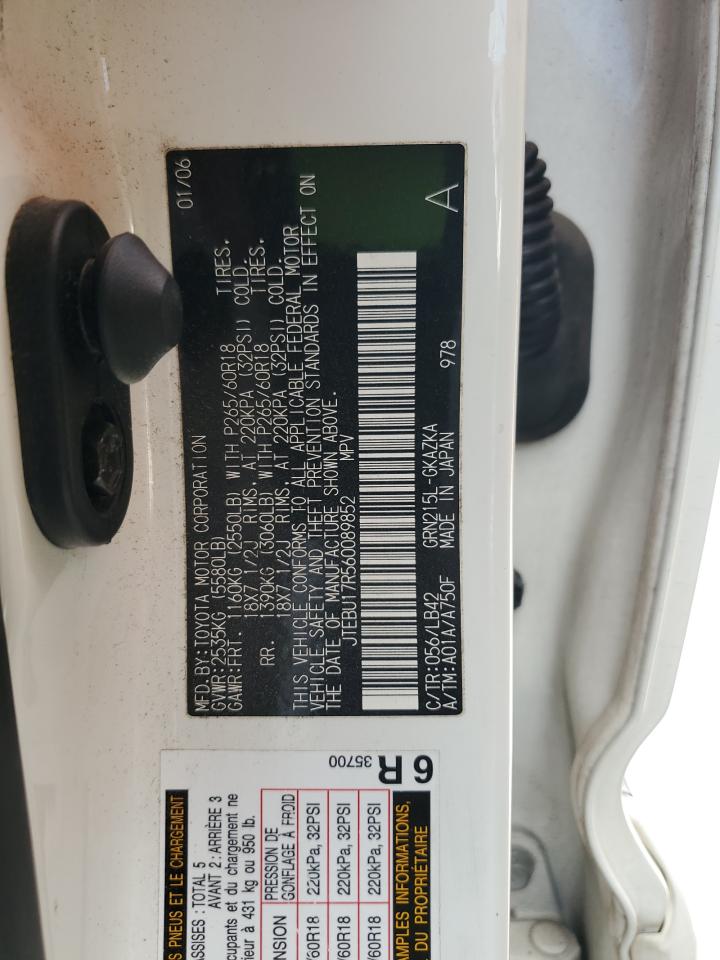 Lot #3268375766 2006 TOYOTA 4RUNNER LI