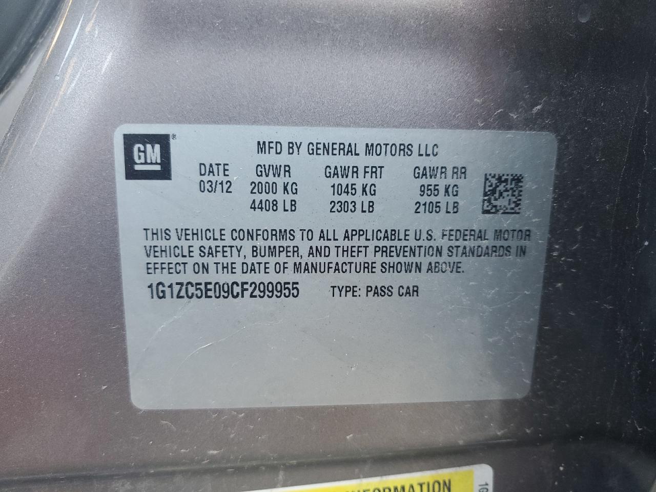 CHEVROLET MALIBU 1LT