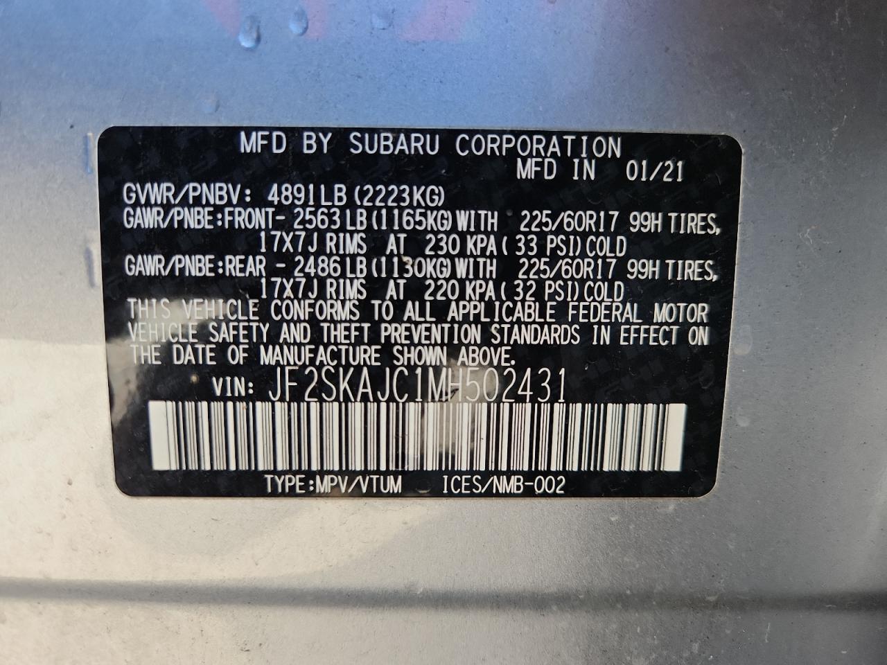 SUBARU FORESTER PREMIUM