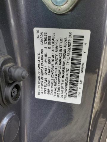 2016 HONDA CIVIC LX - 2HGFC4B58GH309322