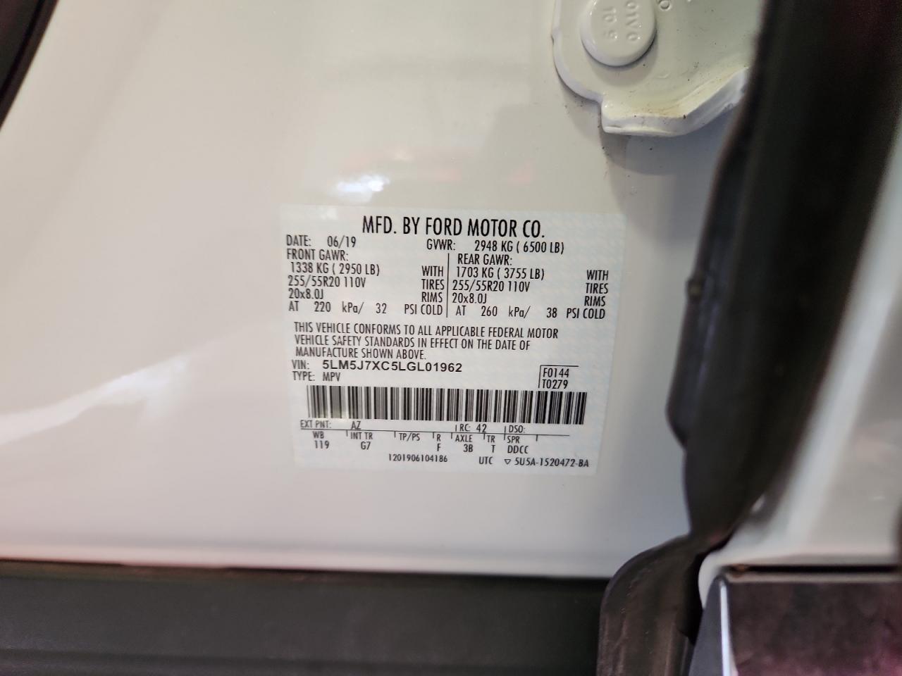 LINCOLN AVIATOR RESERVE