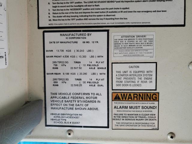 2013 IC CORPORATION 3000 CE #3265258989