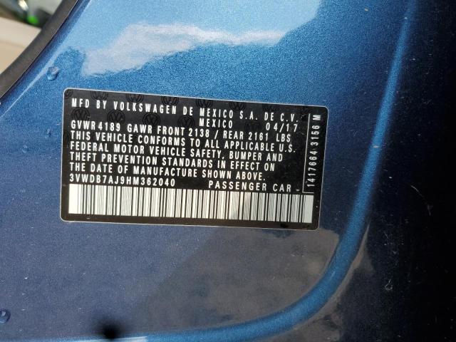 2017 VOLKSWAGEN JETTA SE #3286665289