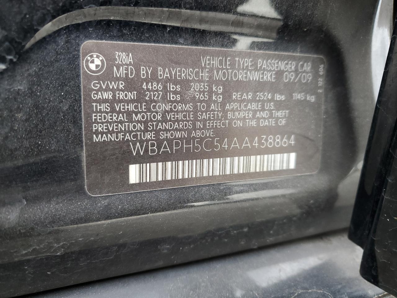 BMW 3 SERIES I SULEV