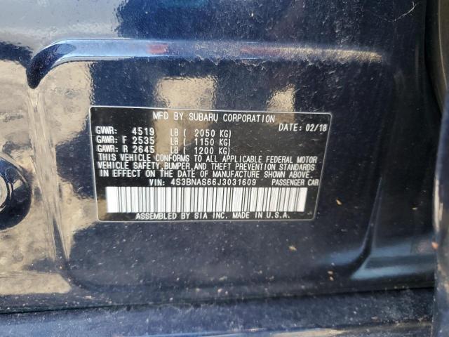 2018 SUBARU LEGACY SPO 4S3BNAS66J3031609
