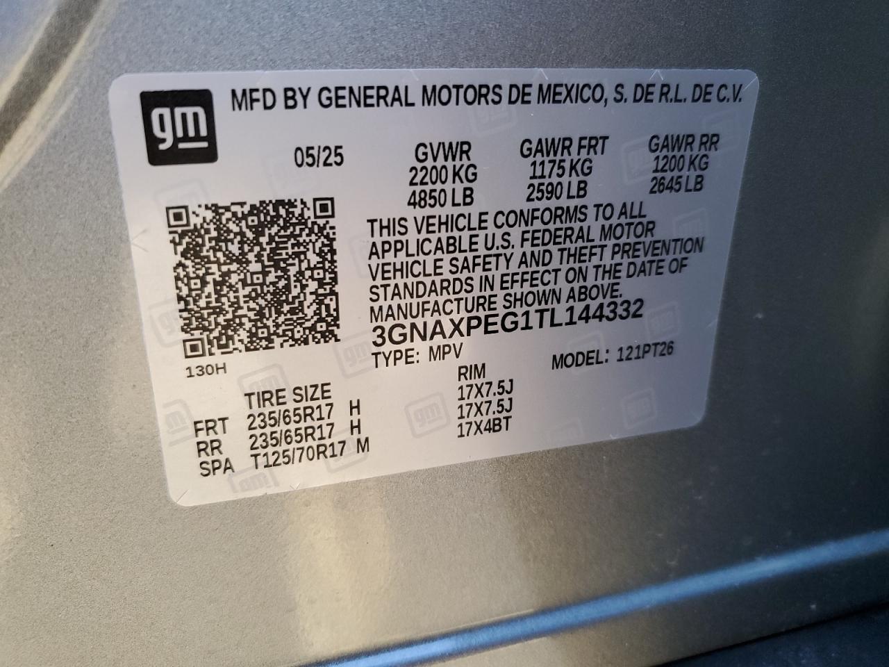 CHEVROLET EQUINOX LT