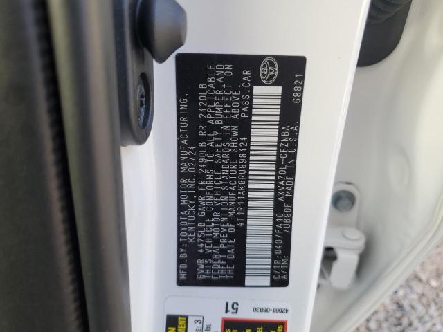 2024 TOYOTA CAMRY LE - 4T1R11AK8RU898424