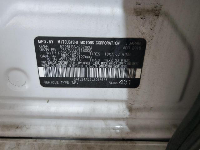 2018 MITSUBISHI OUTLANDER - JA4J24A55JZ057673