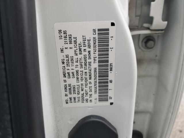 2007 ACURA TL TYPE S #3278816622