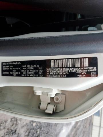 2016 FIAT 500X LOUNG ZFBCFYDT5GP380570