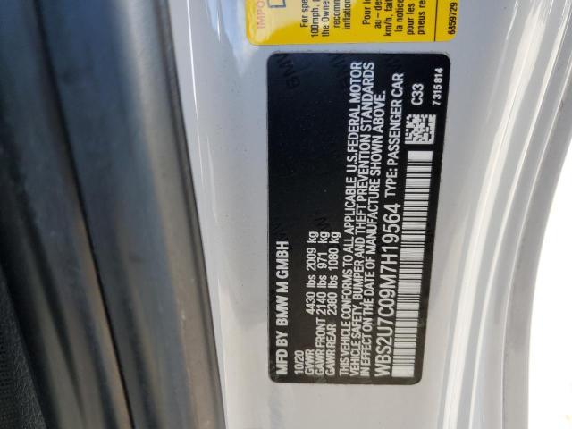 2021 BMW M2 COMPETI - WBS2U7C09M7H19564