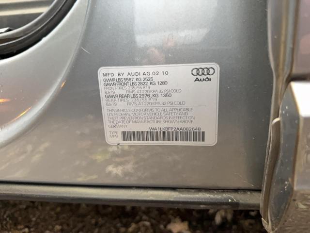 2010 AUDI Q5 PREMIUM - WA1LKBFP2AA082648