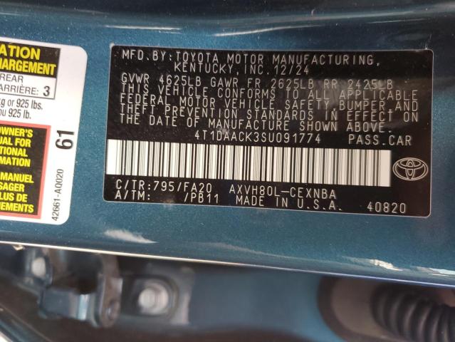 2025 TOYOTA CAMRY XSE #3283968807