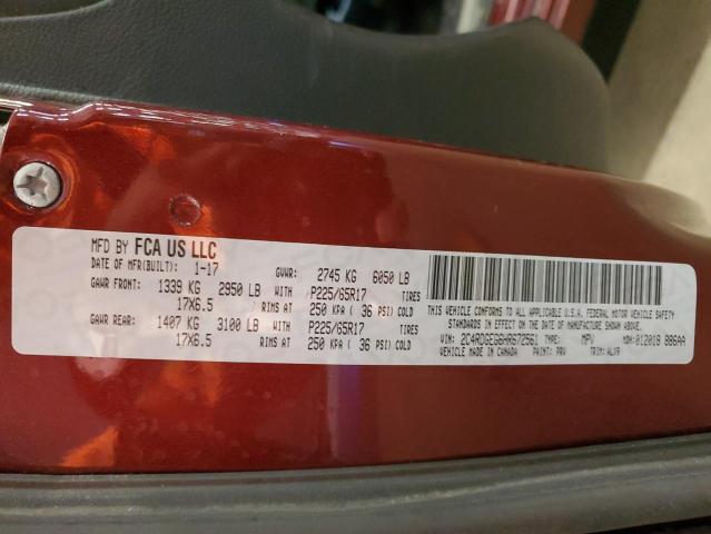 2017 DODGE GRAND CARA #3261289895