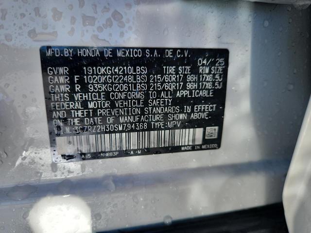 2025 HONDA HR-V LX - 3CZRZ2H30SM794368