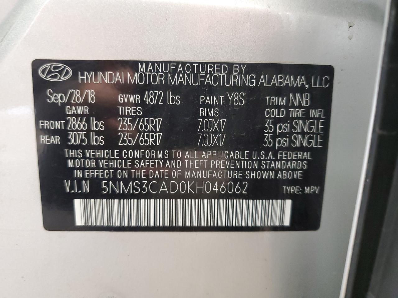 HYUNDAI SANTA FE SEL