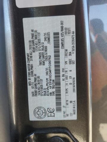 2015 FORD F150 SUPERCREW - 1FTFW1EG4FFC00762