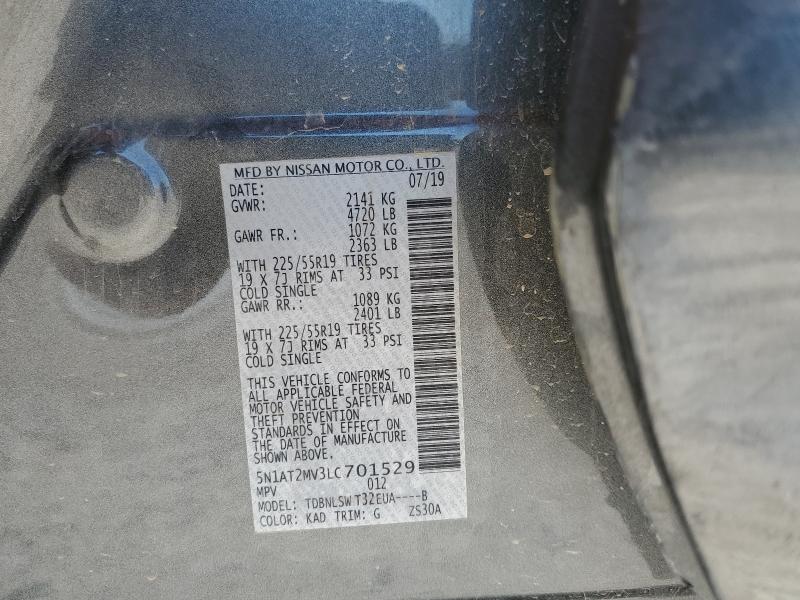 2020 NISSAN ROGUE S - 5N1AT2MV3LC701529