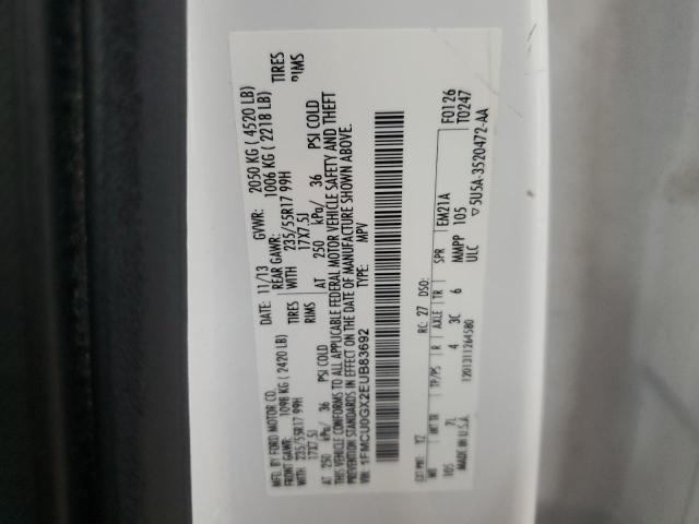 2014 FORD ESCAPE SE - 1FMCU0GX2EUB83692