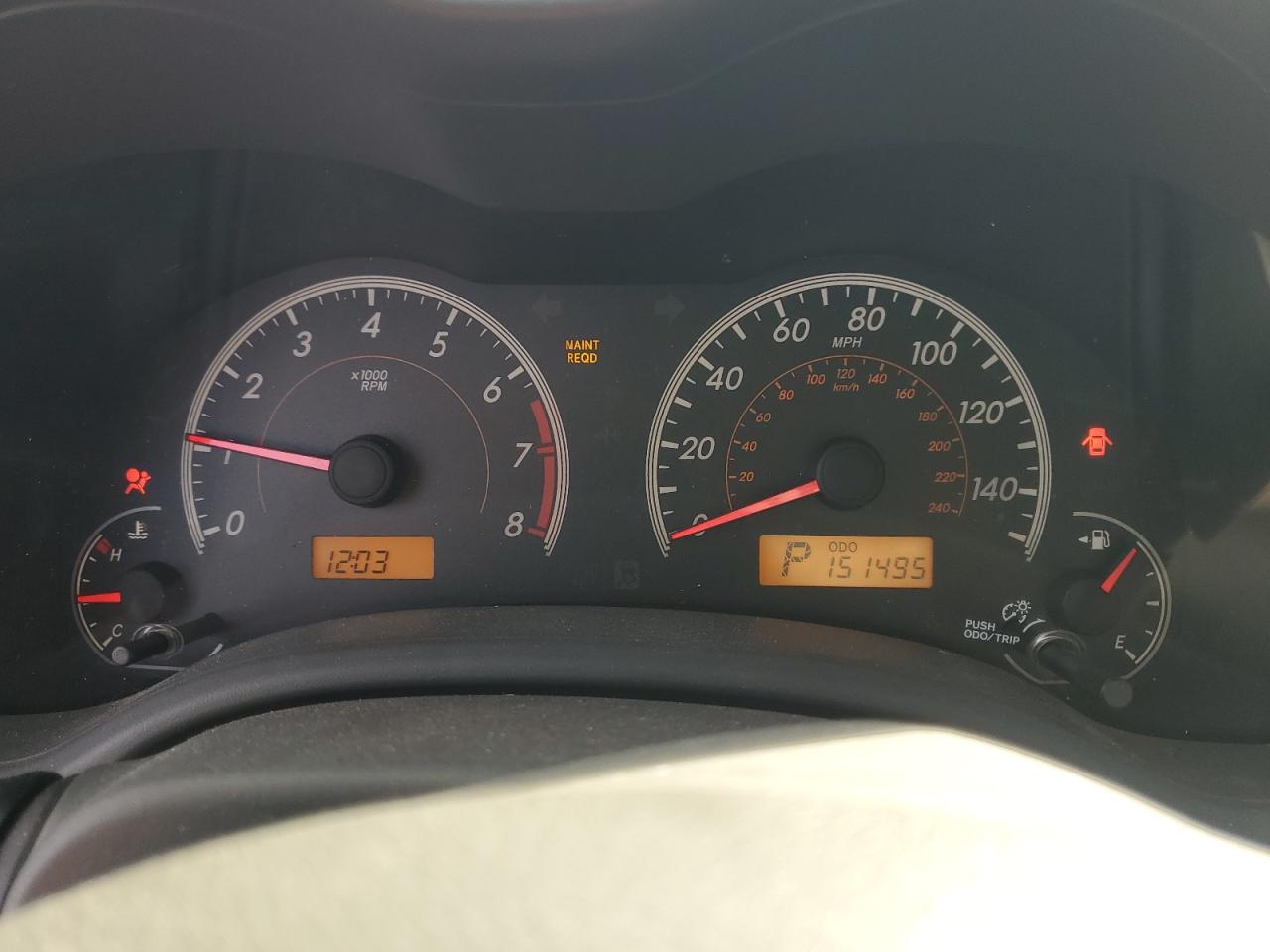 Lot #3302911045 2009 TOYOTA COROLLA BA