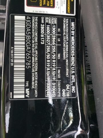 2016 MERCEDES-BENZ GLE 350 4JGDA5JB0GA765785