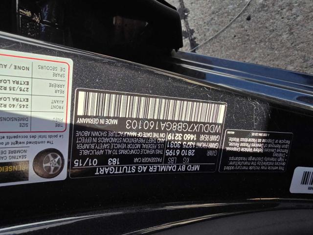 2016 MERCEDES-BENZ S MERCEDES WDDUX7GB8GA160103