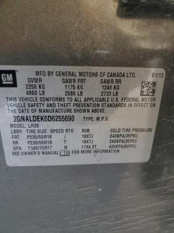 2013 CHEVROLET EQUINOX LT - 2GNALDEK6D6255690