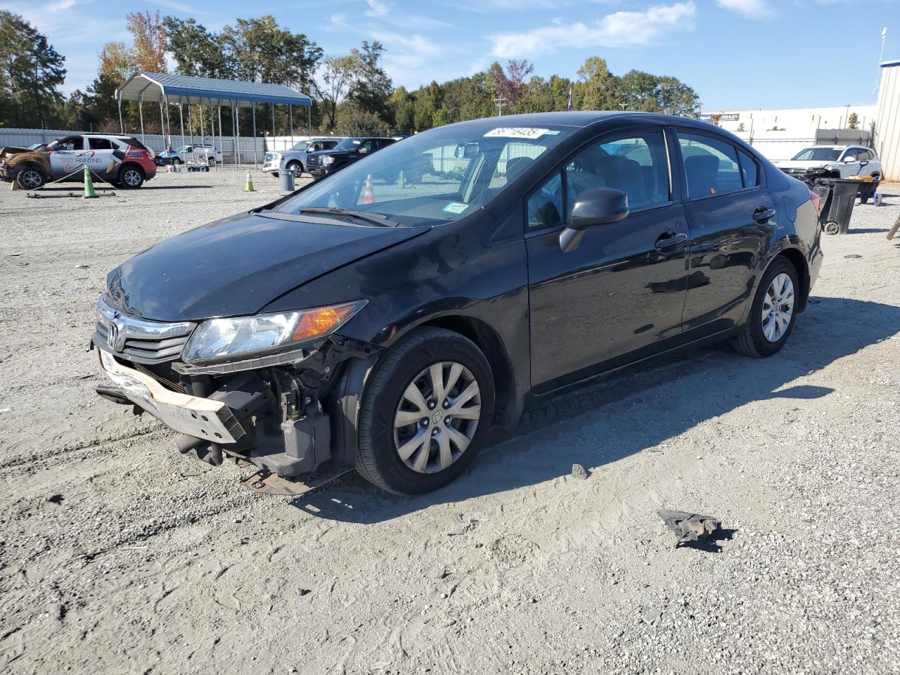 Lot #3278636939 2012 HONDA CIVIC LX